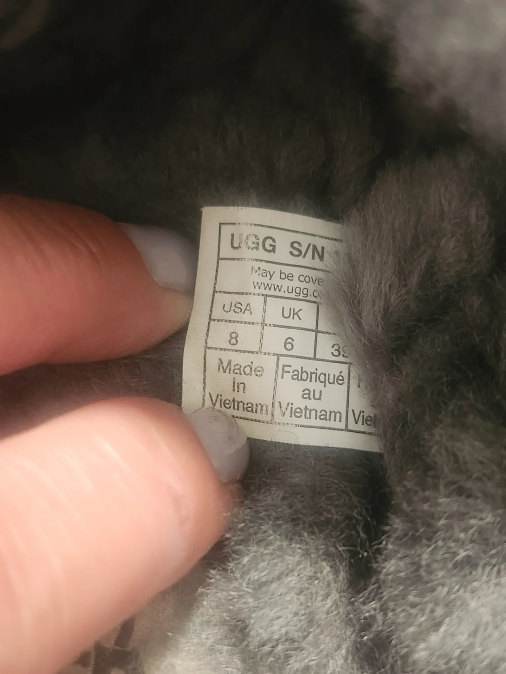 UGG Disquette Grey Suede Platform Slippers Size 8